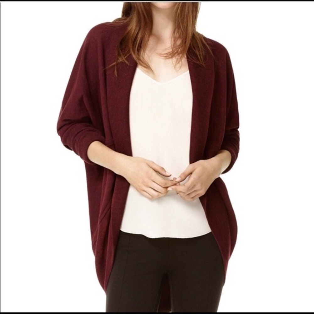 Wilfred Aritzia Diderot Cardigan Maroon M